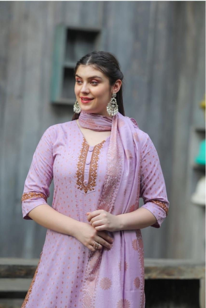 Fvd Sonkali Rayon Prints Designer Kurti With Bottom Dupatta Wholesale Shop In Surat